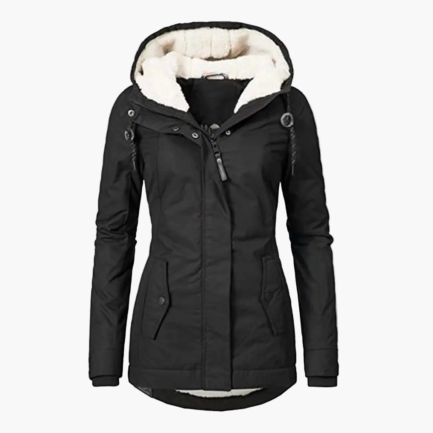 Damen Winter Parka mit Kapuze – Stilvolle Outdoorjacke für kalte Tage