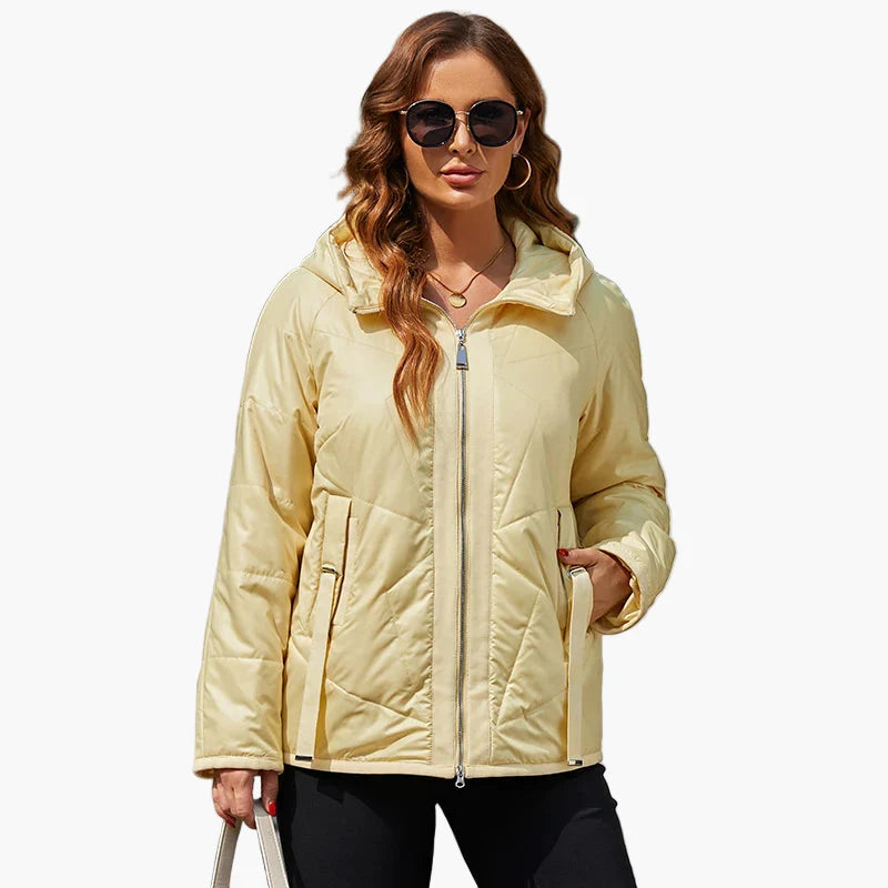 Damen Steppjacke Übergangsjacke Casual Alltag Komfort