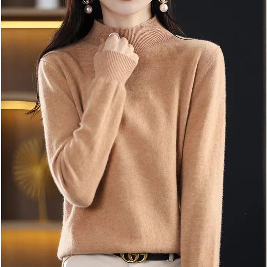 Agnete – Pullover mit hohem Kragen für Herbst und Winter