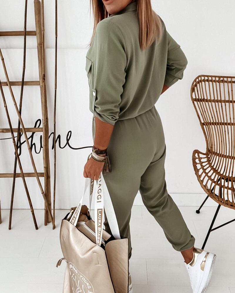 Damen Jumpsuit Freizeitmode mit sportlichem Stil – Eleganter Overall für Alltag und Ausgehen