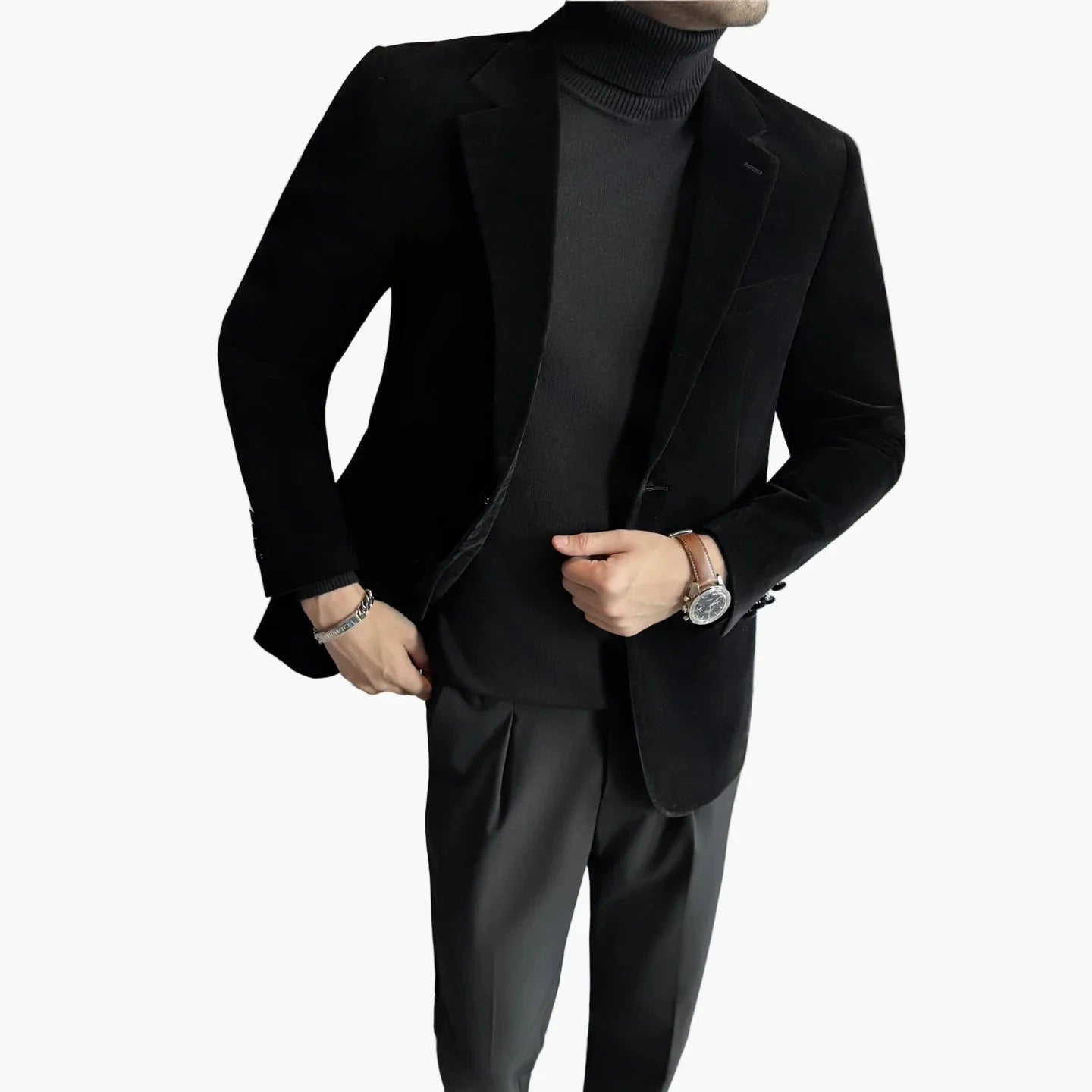 Herren Business Blazer Modern Fit – Eleganter Anzugjacke für Büro & festliche Anlässe