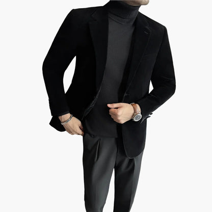 Herren Business Blazer Modern Fit – Eleganter Anzugjacke für Büro & festliche Anlässe