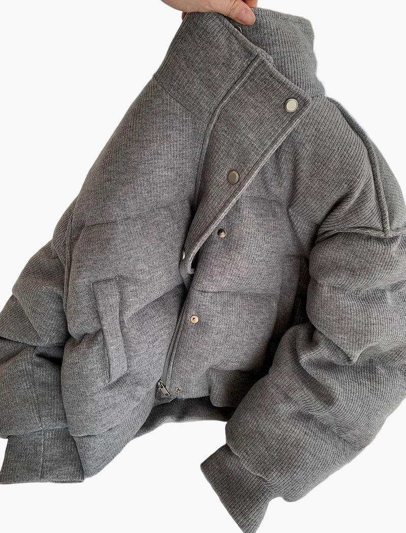 Damen Steppjacke Casual Oversize Street Style für Alltag und Freizeit