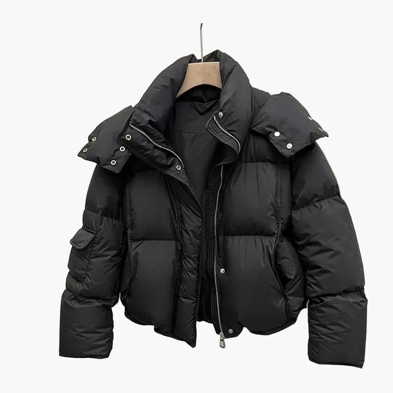 Damen Winter Steppjacke Kurz Geschnitten – Modische Freizeitjacke für kalte Tage