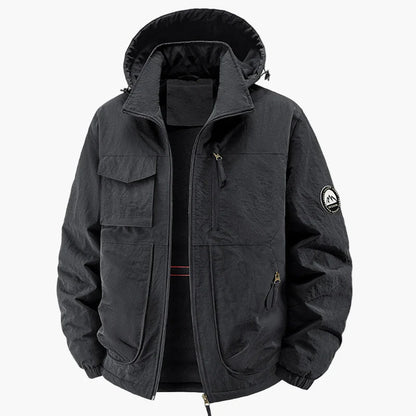 Herren Outdoor Winterjacke mit Kapuze – Robuste Freizeitjacke für Herbst & Winter