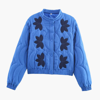 Damen Steppjacke im Boho-Stil – Modische Übergangsjacke für Freizeit und Alltag