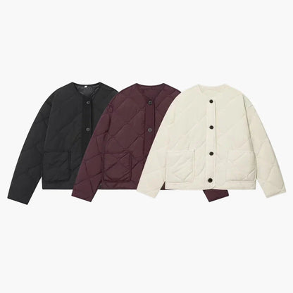 Damen Steppjacke – Modischer Cardigan-Stil für Alltag und Freizeit