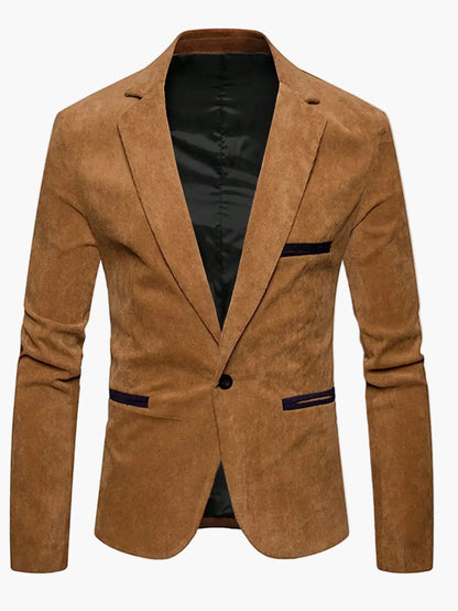 Herren Business Casual Blazer – Moderner Einreiher Sakko für Büro & Freizeit
