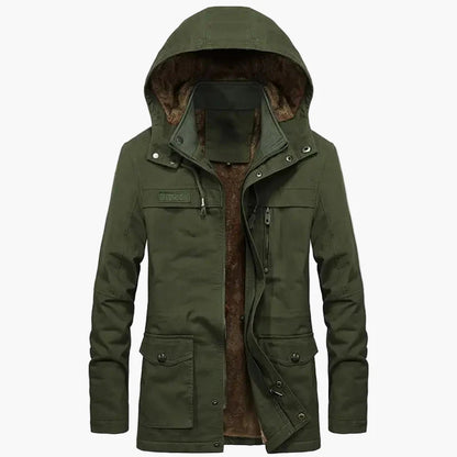 Herren Winterjacke mit Kapuze – Klassischer Parka für Outdoor und Alltag
