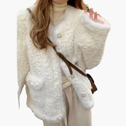 Damen Teddyjacke im angesagten Winter-Stil – Kuscheliger Freizeit-Begleiter mit modischer Optik