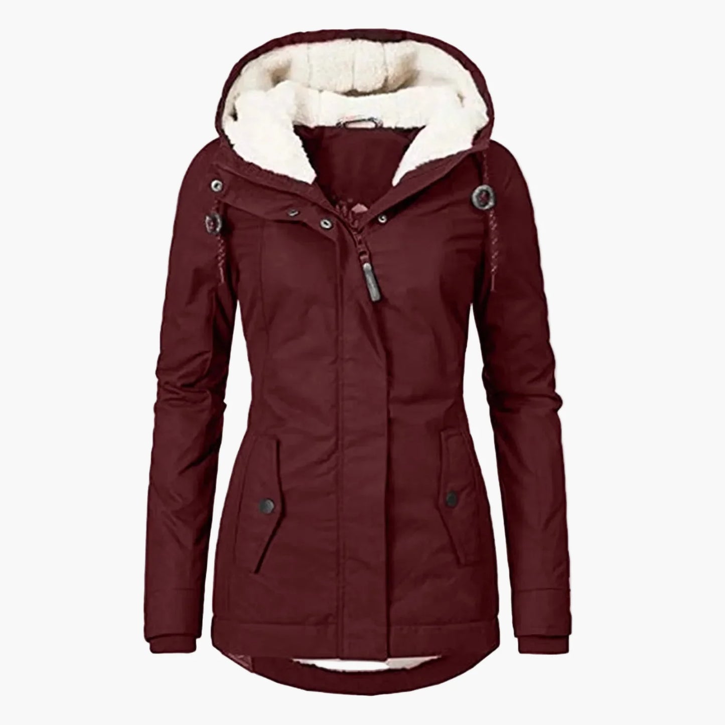 Damen Winter Parka mit Kapuze – Stilvolle Outdoorjacke für kalte Tage