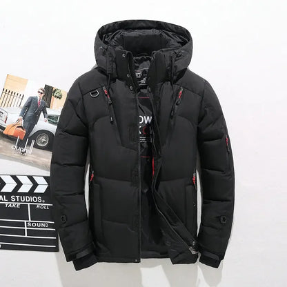 Bradley – Herren Winter-Daunenjacke mit Kapuze