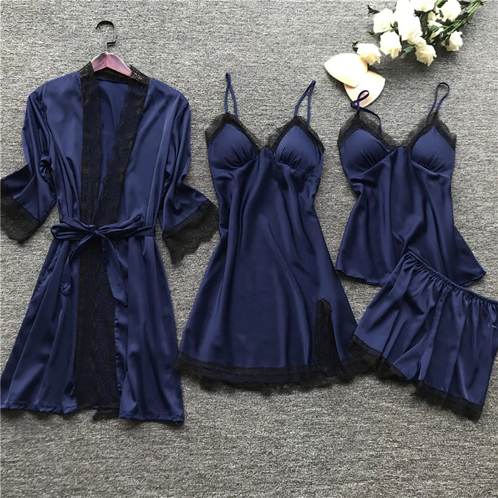 Elisa - Netzkleid Nachtwäsche-Set für Damen