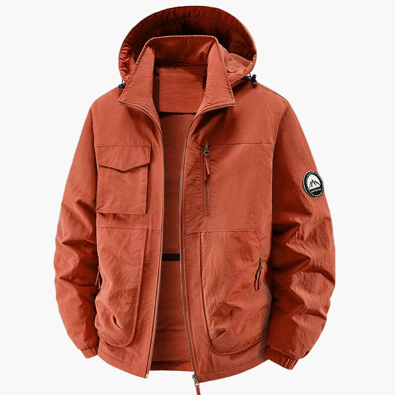 Herren Outdoor Winterjacke mit Kapuze – Robuste Freizeitjacke für Herbst & Winter