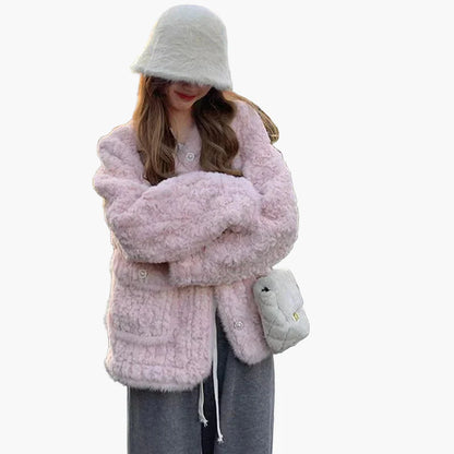 Damen Teddyjacke im angesagten Winter-Stil – Kuscheliger Freizeit-Begleiter mit modischer Optik