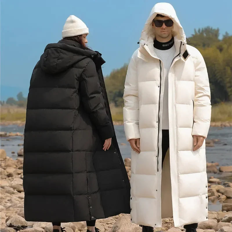 Dominik – Langer Unisex Daunenmantel für den Winter