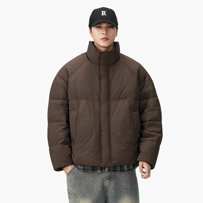 Herren Oversize Steppjacke – Lässiger Streetstyle Wintermantel für Alltag und Freizeit