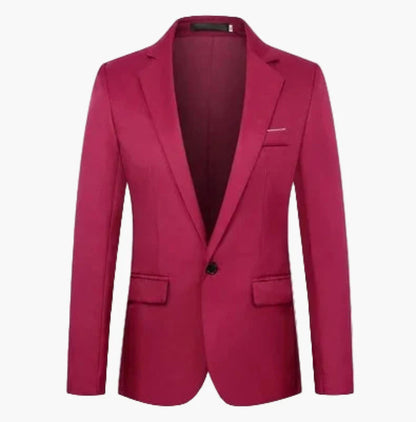 Herren Business Sakko – Klassischer Einreiher Blazer, Modernes Design, Ideal für Büro und festliche Anlässe