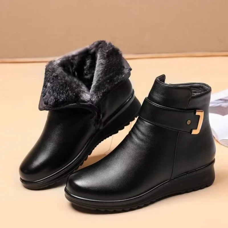 Elena - Elegante Stiefelette mit Warmfutter