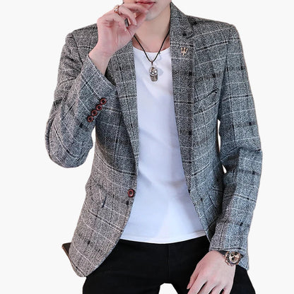 Herren Modernes Business Sakko – Eleganter Blazer für Büro und Freizeit