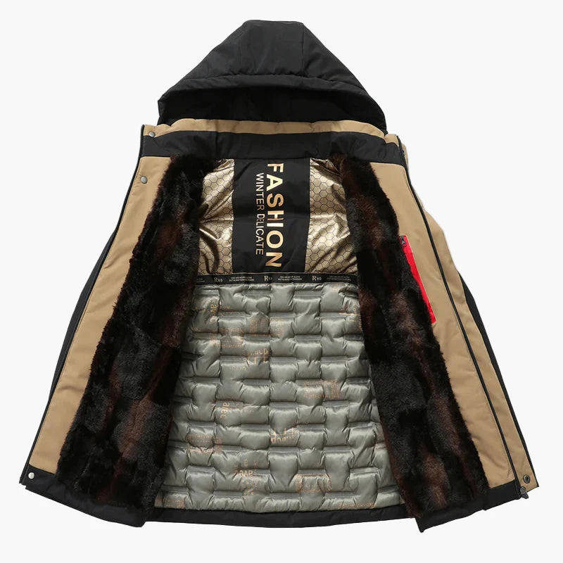 Herren Winterjacke mit Kapuze – Modisch, Warm und Komfortabel für Outdoor & Freizeit