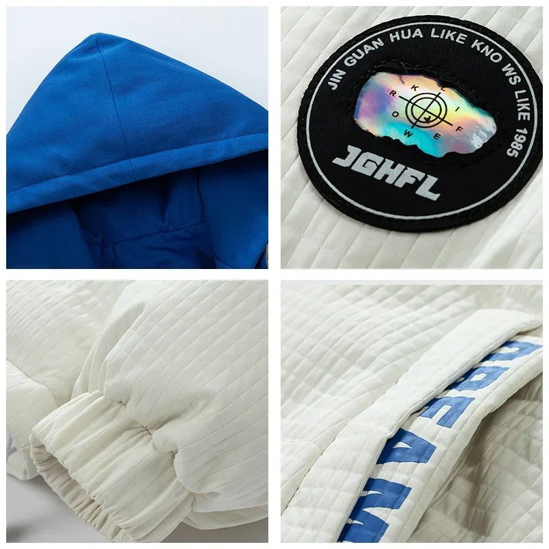 Herren Winter Steppjacke mit Kapuze – Modischer Outdoor Mantel, Lässiger Stil