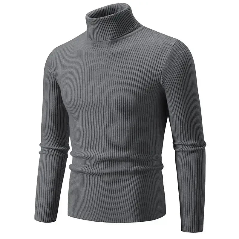 Luca - Strickpullover mit Hohem Kragen