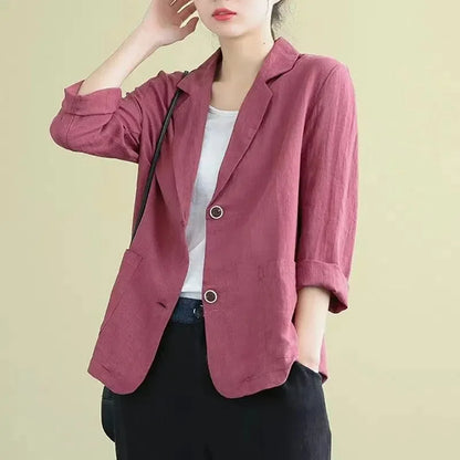 Franziska – Eleganter Damen-Blazer mit Knopfverschluss