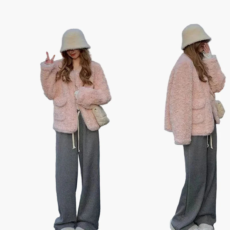 Damen Teddyjacke im angesagten Winter-Stil – Kuscheliger Freizeit-Begleiter mit modischer Optik