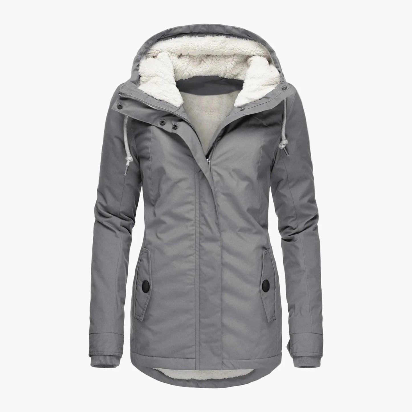 Damen Winter Parka mit Kapuze – Stilvolle Outdoorjacke für kalte Tage