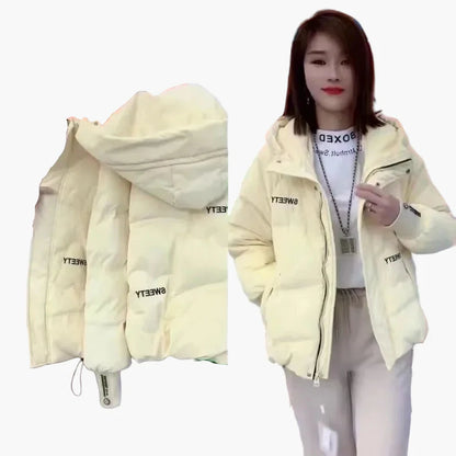 Damen Winter Steppjacke mit Kapuze – Modische Freizeitjacke für kalte Tage