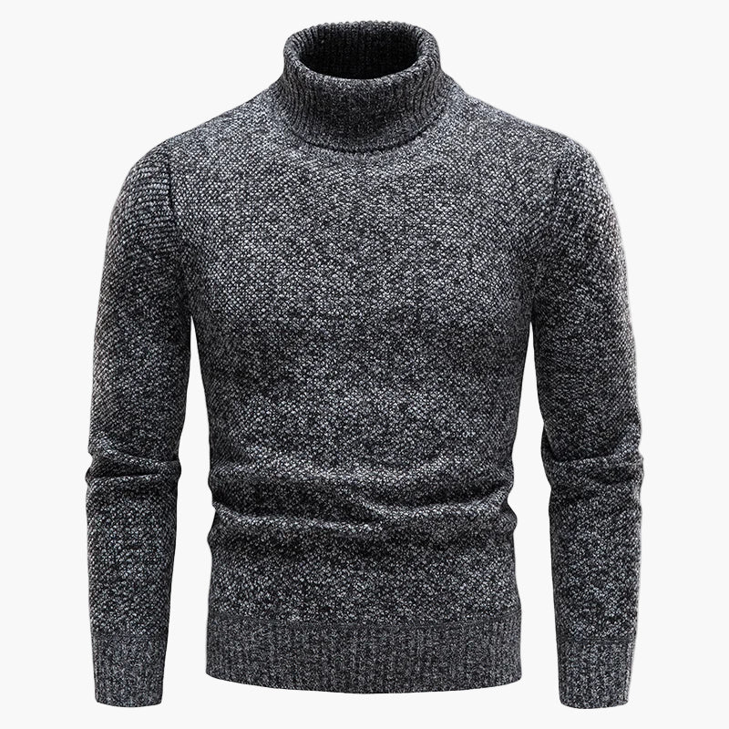 Herren Rollkragenpullover Strick Modern Freizeit Wintermode