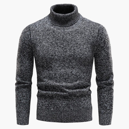 Herren Rollkragenpullover Strick Modern Freizeit Wintermode