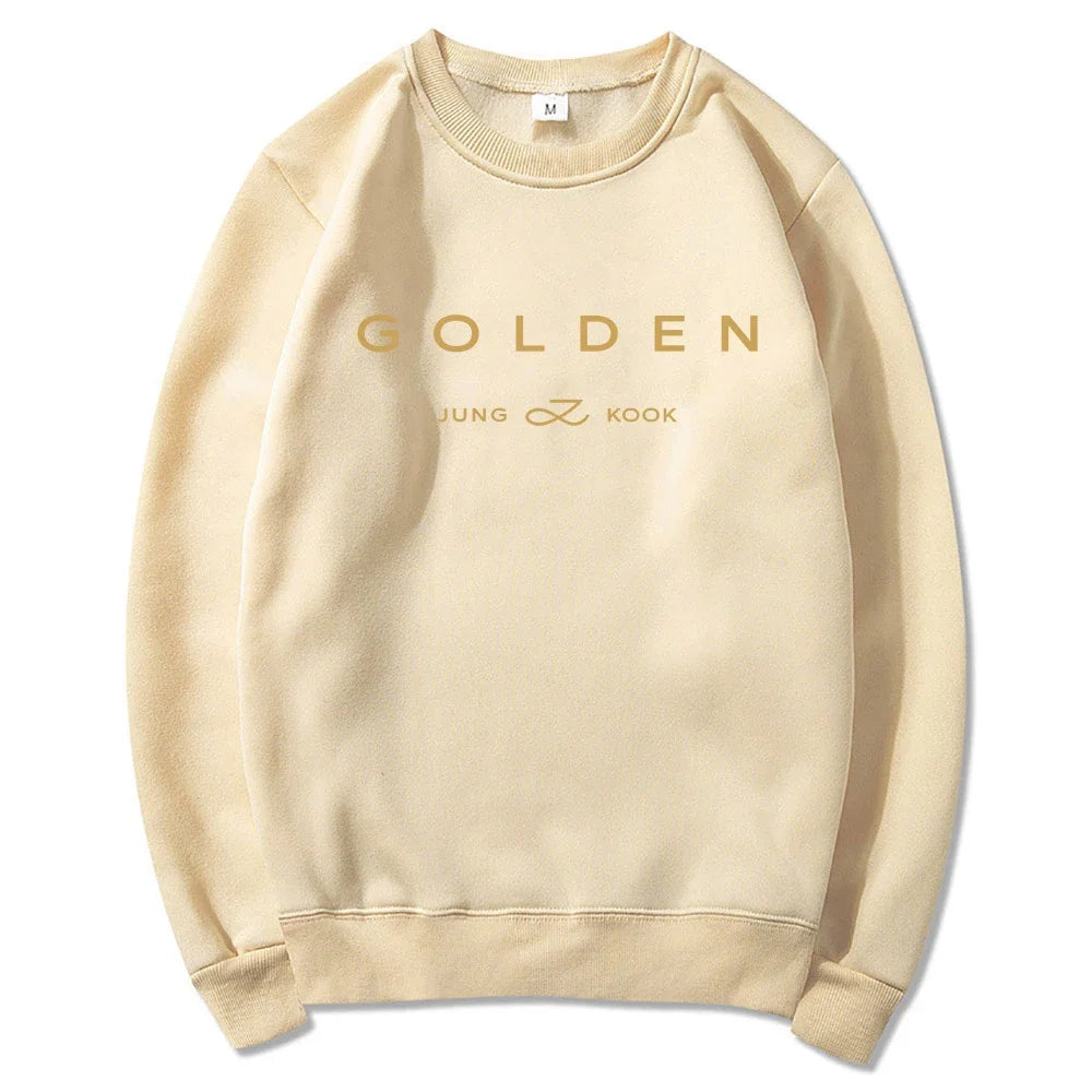 Robin – Unisex Kapuzenpullover mit Golden-Print