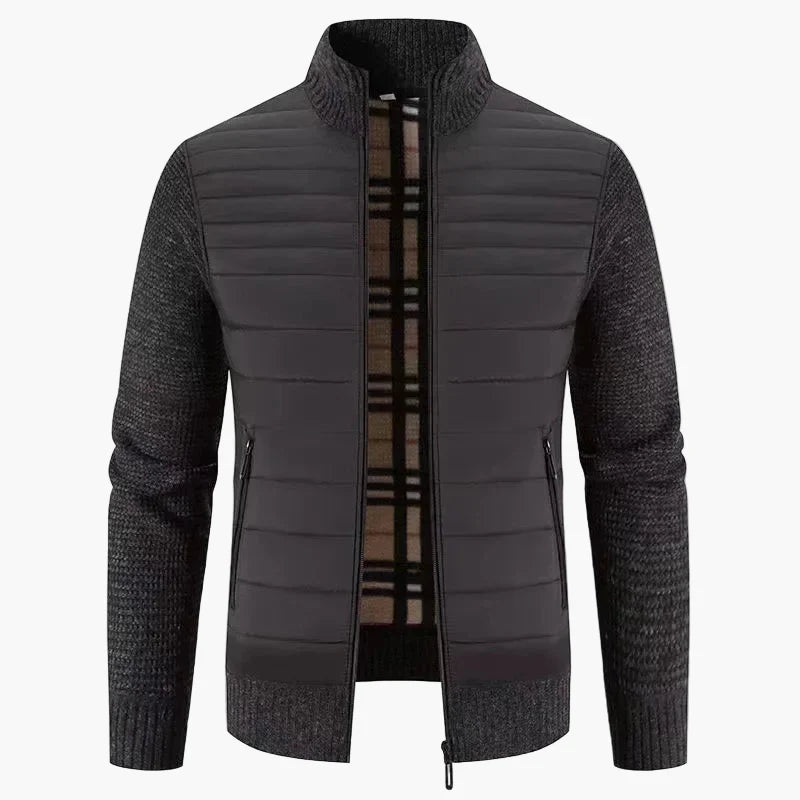 Herren Strickjacke im koreanischen Stil – Modischer Slim Fit Cardigan für Freizeit und Alltag