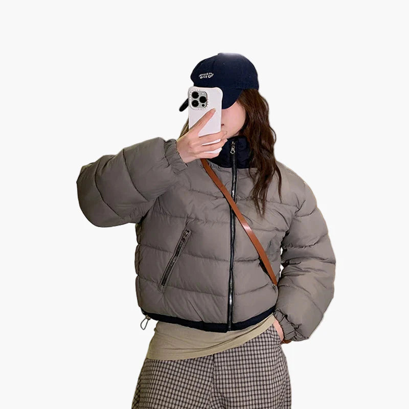 Damen Winter Steppjacke Kurz Geschnitten – Modische Übergangsjacke für Freizeit & Alltag