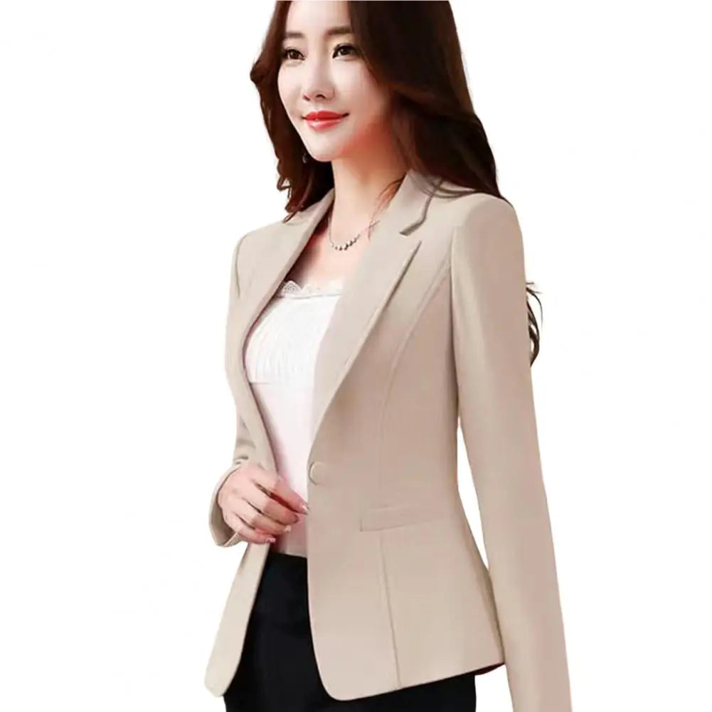 Sophie – Eleganter Damenblazer mit Klassischen Revers und Schmaler Passform