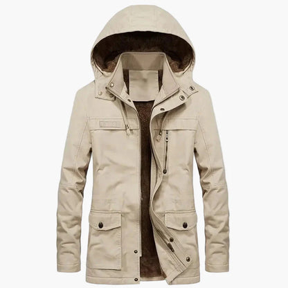Herren Winterjacke mit Kapuze – Klassischer Parka für Outdoor und Alltag