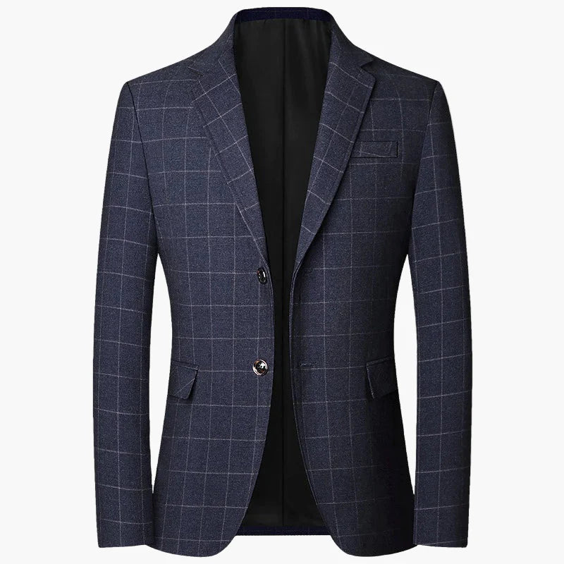 Herren Business Sakko Modern Kariert – Elegante Freizeit- und Bürojacke