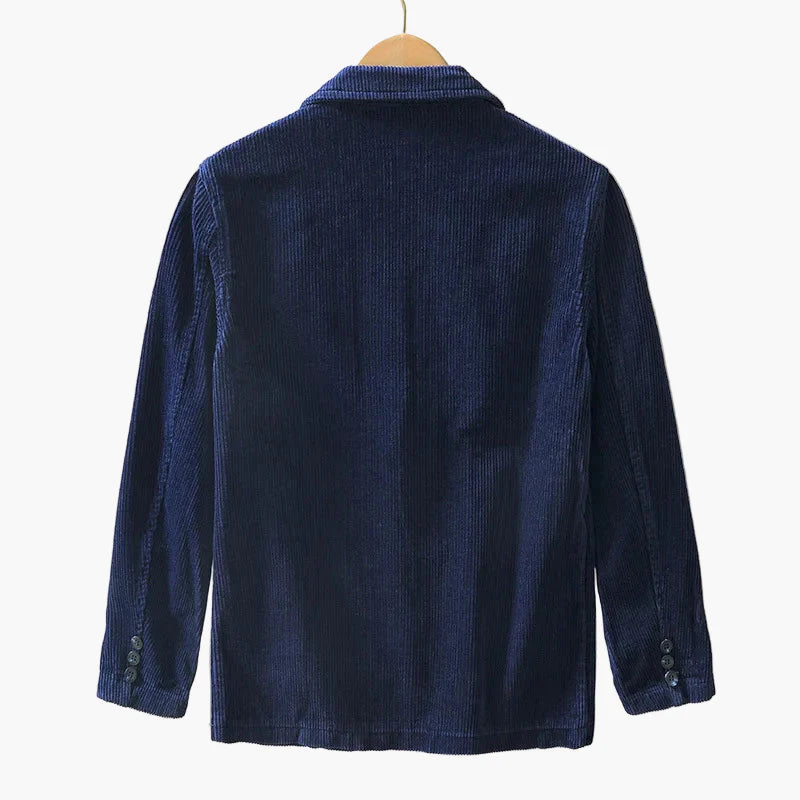Herren Cord Blazer mit Fleece-Futter – Eleganter Freizeitjacke für Herbst und Winter