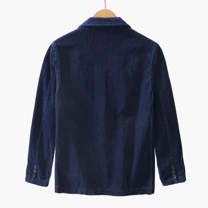 Herren Cord Blazer mit Fleece-Futter – Eleganter Freizeitjacke für Herbst und Winter