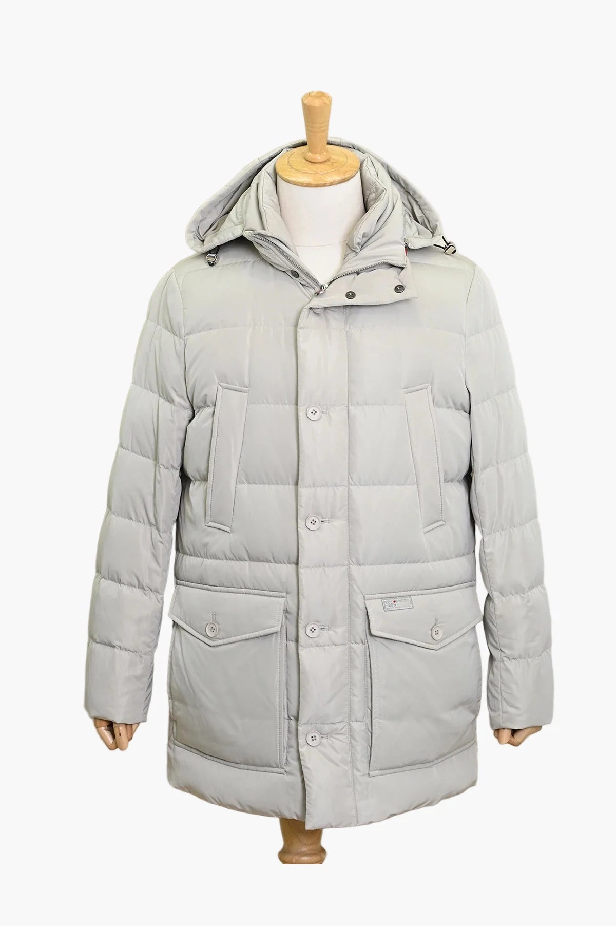 Herren Winter Steppmantel mit Kapuze – Eleganter Outdoor-Parka für kalte Tage