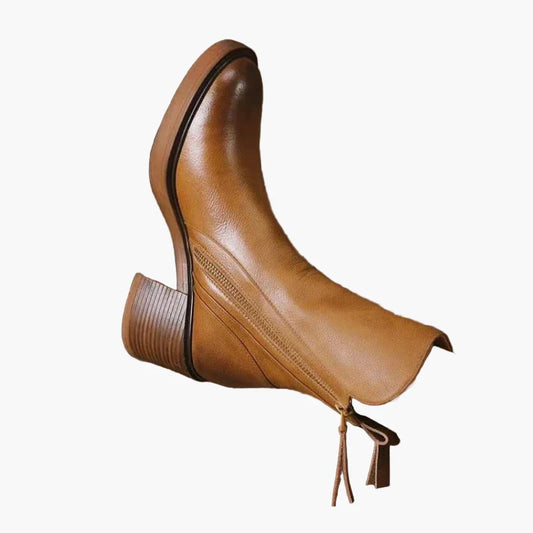 Damen Stiefelette mit Absatz – Eleganter Komfortschuh für Alltag & Büro