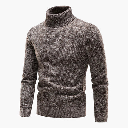 Herren Rollkragenpullover Strick Modern Freizeit Wintermode