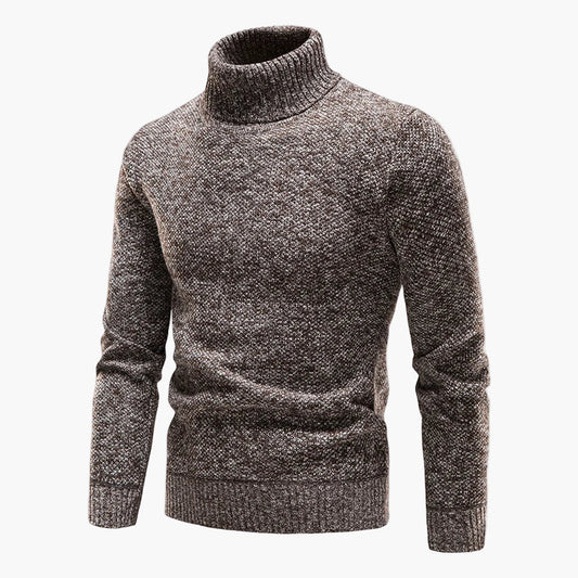 Herren Rollkragenpullover Strick Modern Freizeit Wintermode