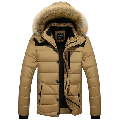 Rainer – Herren Winterjacke mit Fellkapuze