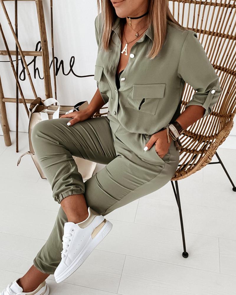 Damen Jumpsuit Freizeitmode mit sportlichem Stil – Eleganter Overall für Alltag und Ausgehen