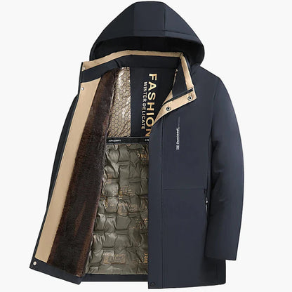 Herren Winterjacke mit Kapuze – Modisch, Warm und Komfortabel für Outdoor & Freizeit