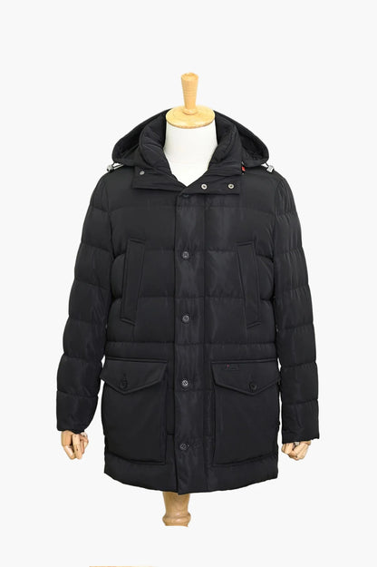 Herren Winter Steppmantel mit Kapuze – Eleganter Outdoor-Parka für kalte Tage