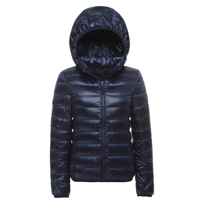 Damen Steppjacke mit Kapuze – Leichte Übergangsjacke für Alltag und Outdoor